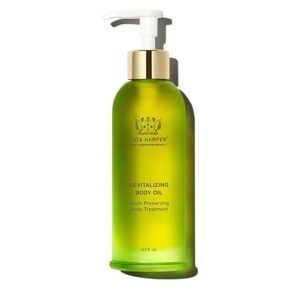 Tata Harper Green Revitalizing Body Oil with Gold Pump